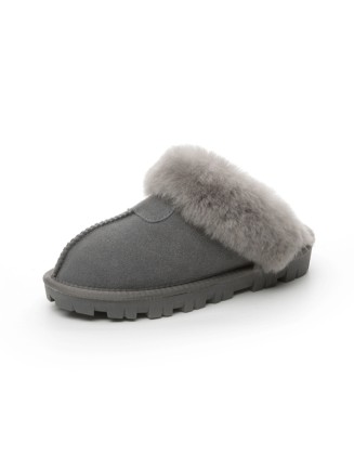 Non-Slip, Warm & Versatile Flat Slippers for Winter