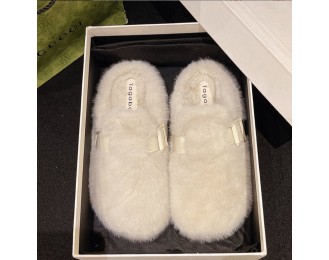 Stylish Outdoor Cotton Slippers with Fleece Lining